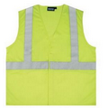 S362 Aware Wear ANSI Class 2 Mesh Hi-Viz Lime Economy Vest (Large)